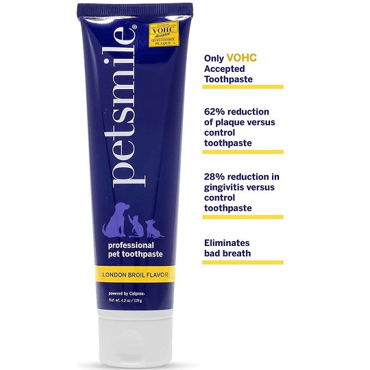 Petsmile by Supersmile - Professional Pet Toothpaste 4.2 oz, 3 Flavors, 2 for $46 / 3 for $63, Shipping is Free!