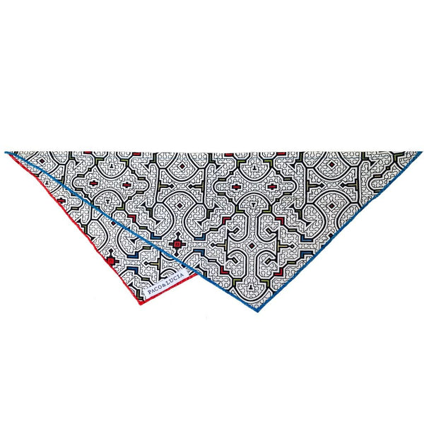 Shipibo "Selva" Geometric Design Bandana - for Cats, Dogs & People